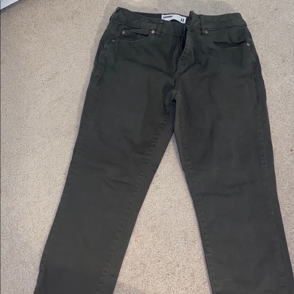 Green jeans